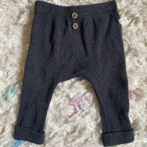 1+ In the Family Charcoal Ribbed Leggings